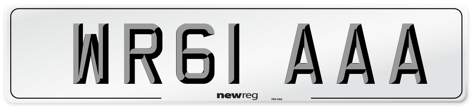 WR61 AAA Number Plate from New Reg